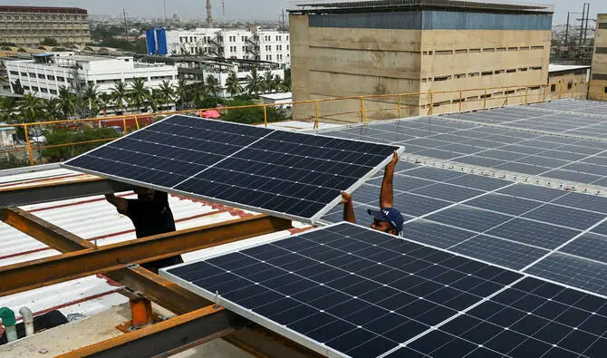 Solar system installing